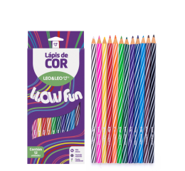 LAPIS DE COR WOW FUN GDE.C/12CORES C/6 4677
